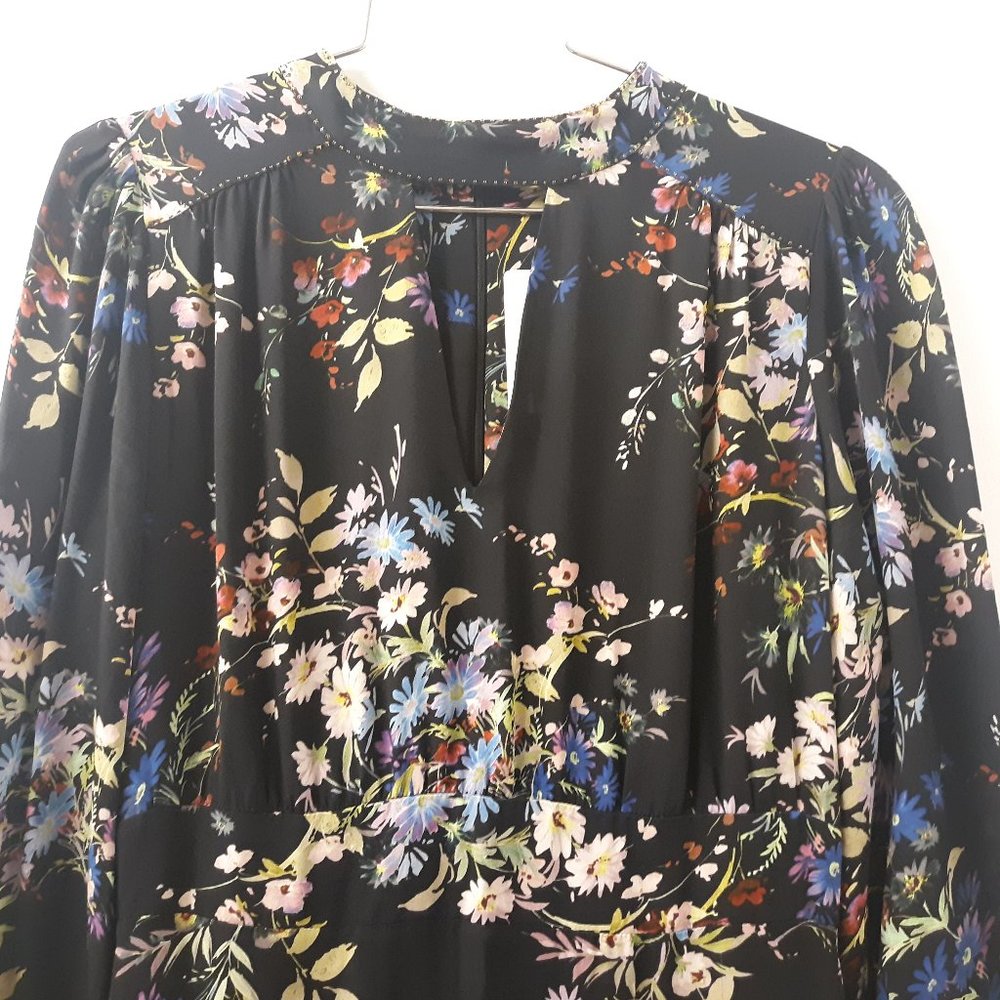 Black Floral print dress